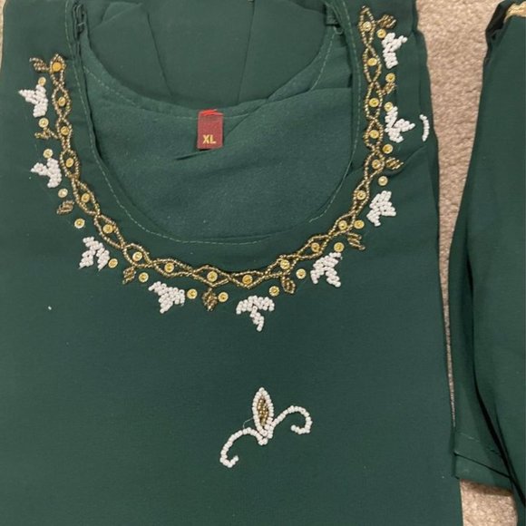 Semi-Stitched Sharara Suit - Picture 7 of 10